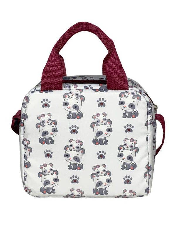 Stylo Bye Bye Lunch Omuz Askılı Beslenme Çantası ve Termos Yemek Taşıma Çantası - Bordo