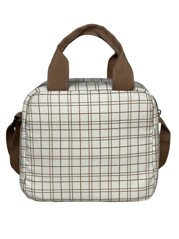 Stylo Bye Bye Lunch Omuz Askılı Beslenme Çantası ve Termos Yemek Taşıma Çantası - Bej