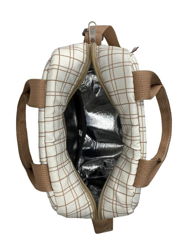 Stylo Bye Bye Lunch Omuz Askılı Beslenme Çantası ve Termos Yemek Taşıma Çantası - Bej