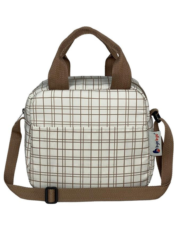 Stylo Bye Bye Lunch Omuz Askılı Beslenme Çantası ve Termos Yemek Taşıma Çantası - Bej