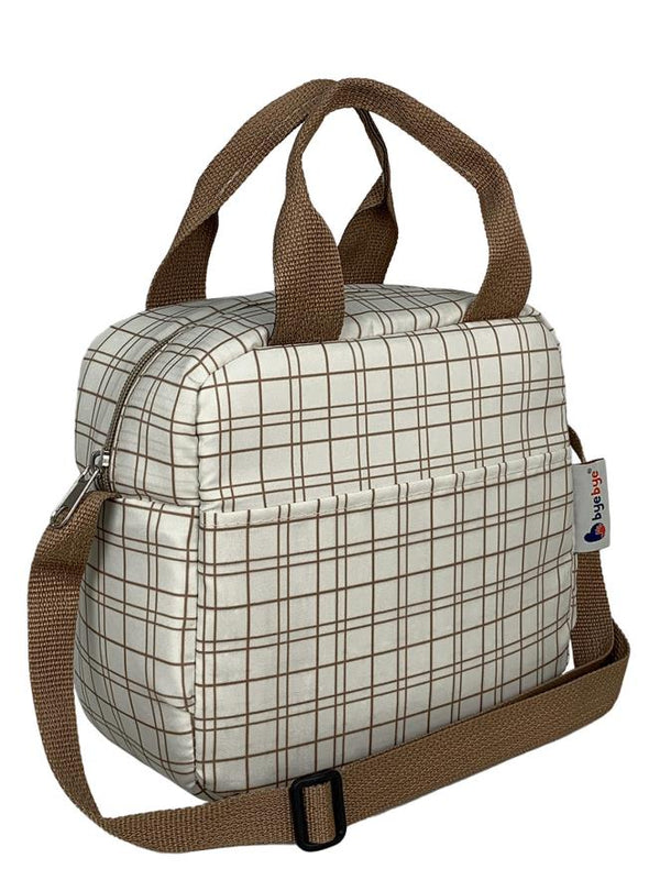 Stylo Bye Bye Lunch Omuz Askılı Beslenme Çantası ve Termos Yemek Taşıma Çantası - Bej