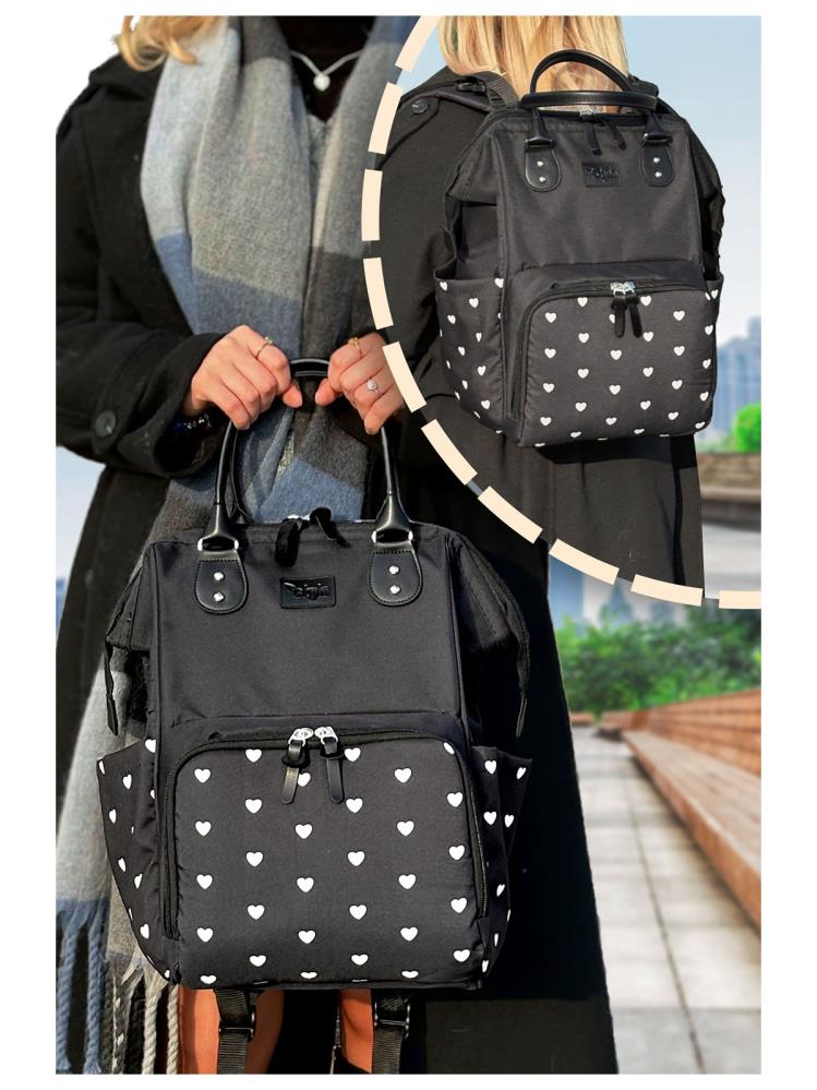 Stylo Paris X Pro Anne Bebek Bakım Sırt Çantası - Siyah