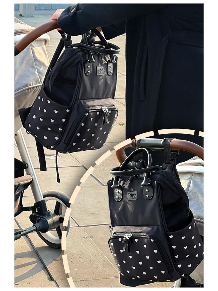Stylo Paris X Pro Anne Bebek Bakım Sırt Çantası - Siyah