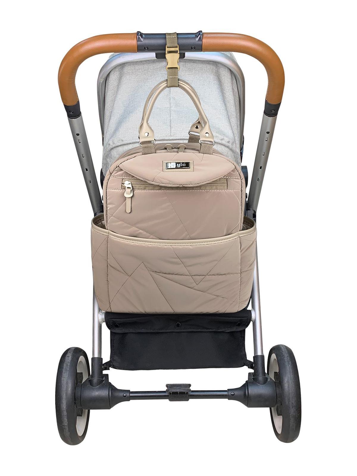 Stylo Powder Anne Bebek Bakım ve Kadın Çantası - Bej