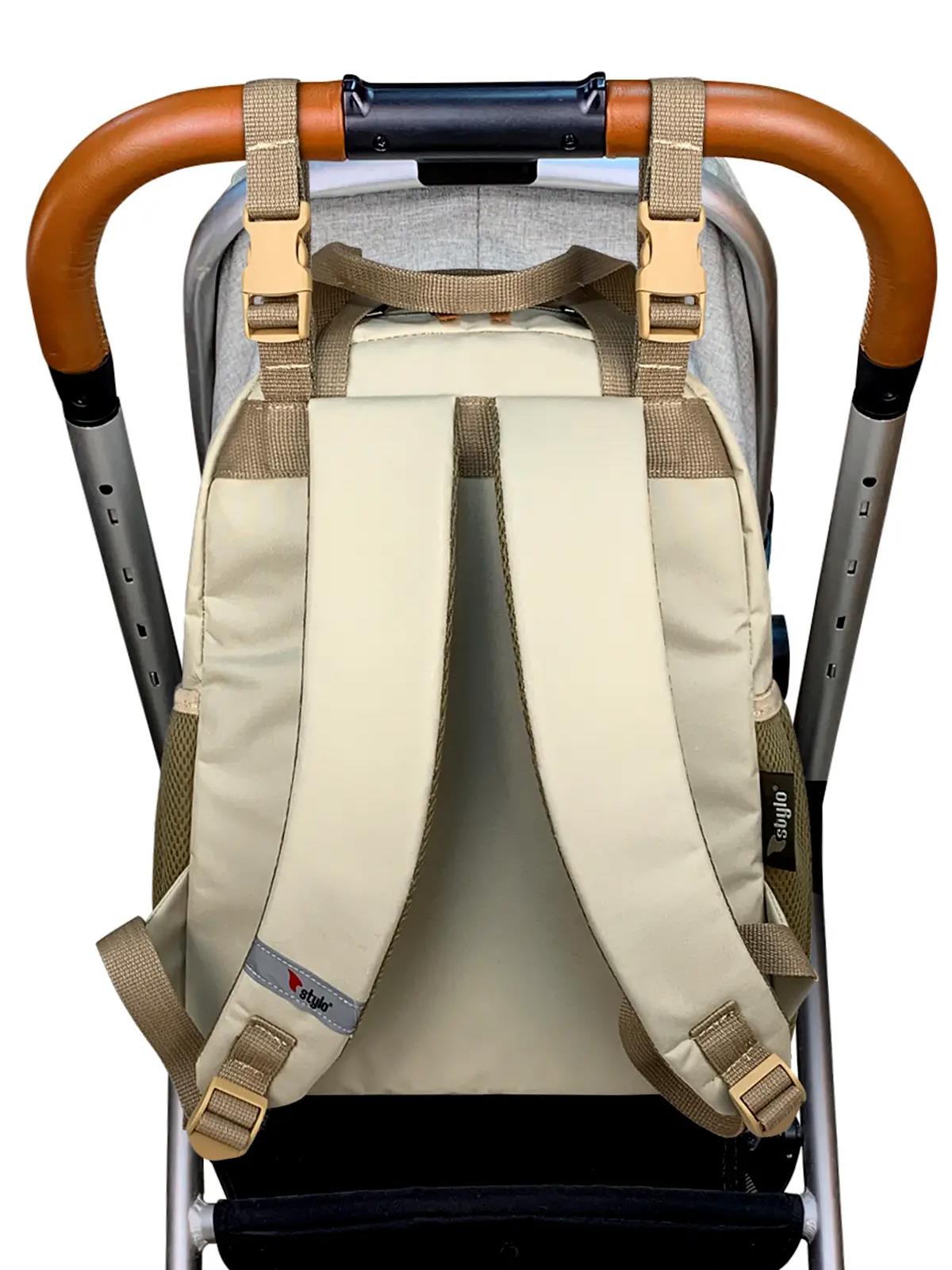 Stylo Popi Anne Bebek Bakım ve Sırt Çantası - Bej