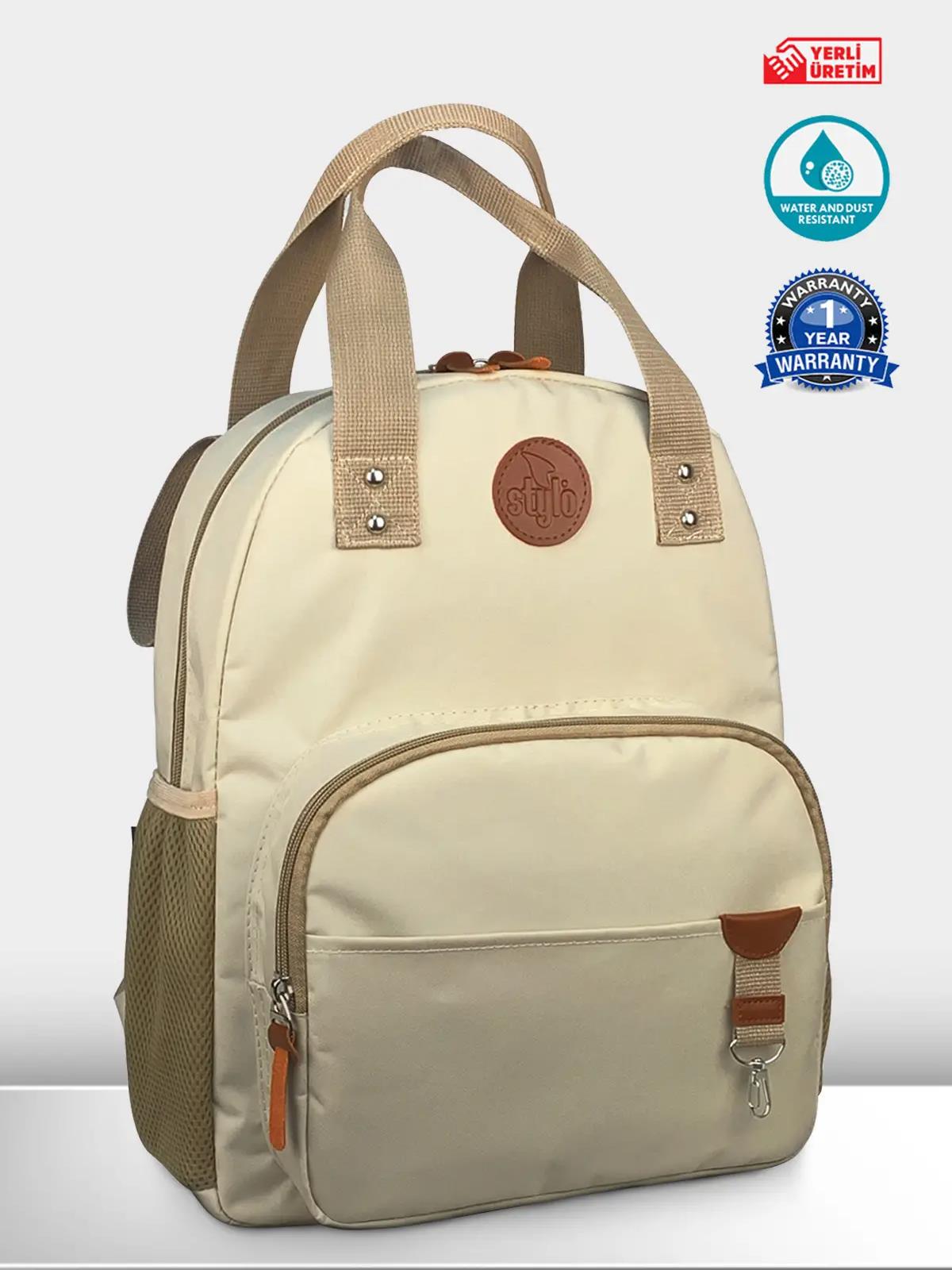 Stylo Popi Anne Bebek Bakım ve Sırt Çantası - Bej
