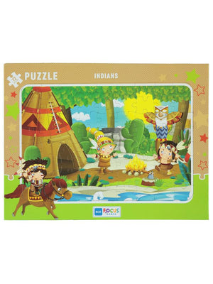 Blue Focus Games 72 Parça - Red Indıan (Kızılderili)