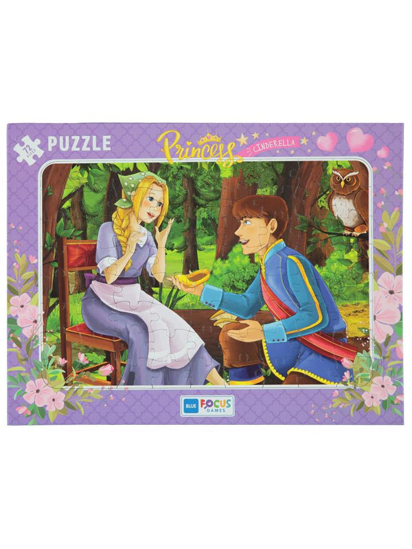 Focus Games Cinderella Puzzle 72 Parça Renkli