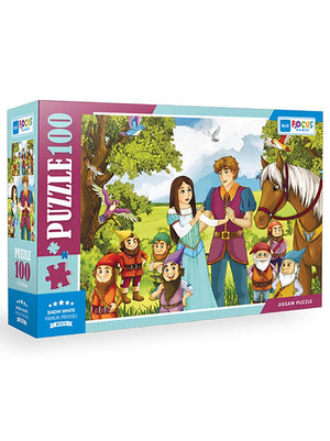 Focus Games Pamuk Prenses Puzzle 100 Parça Renkli