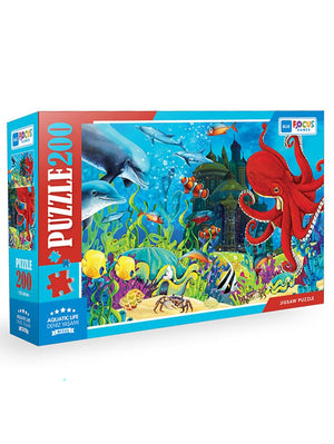 Blue Focus 200 Parça - Aquatıc Lıfe (Deniz Yaşamı)