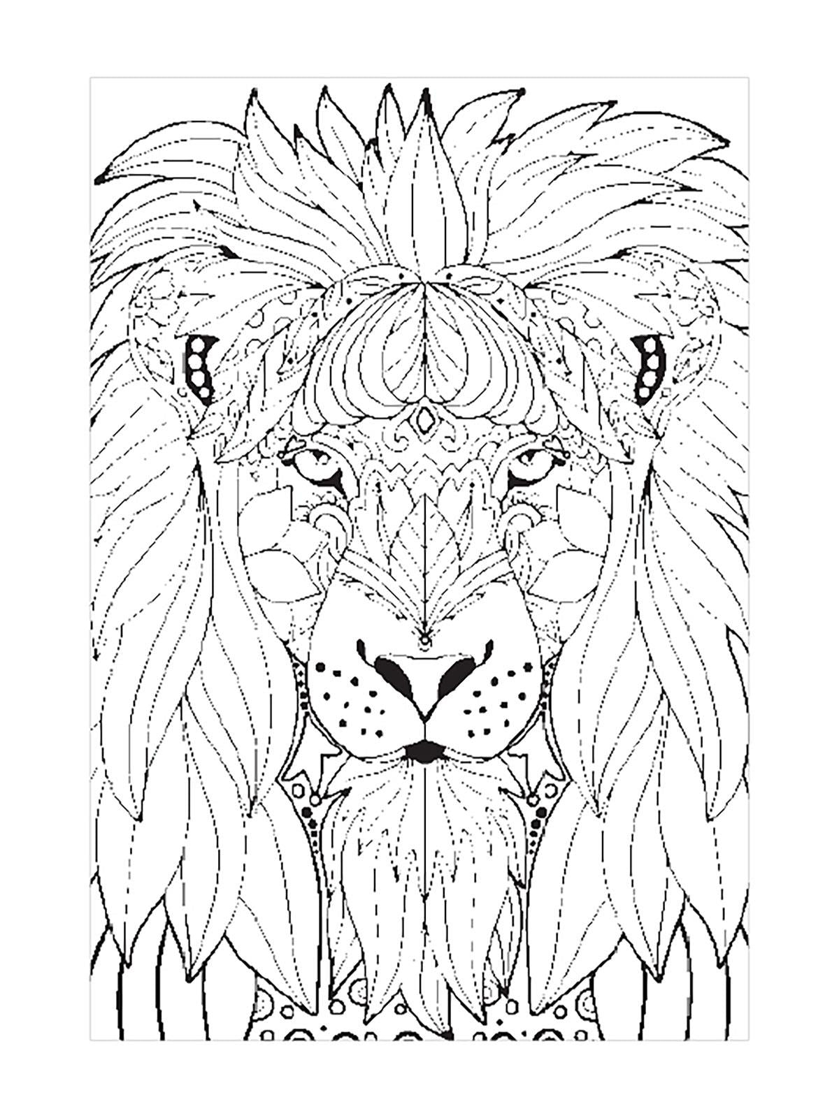 Blue Focus Aslan Boyanabilir 150 Parça Puzzle