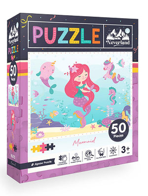 Neverland Deniz Kızı Puzzle 50 Parça Renkli