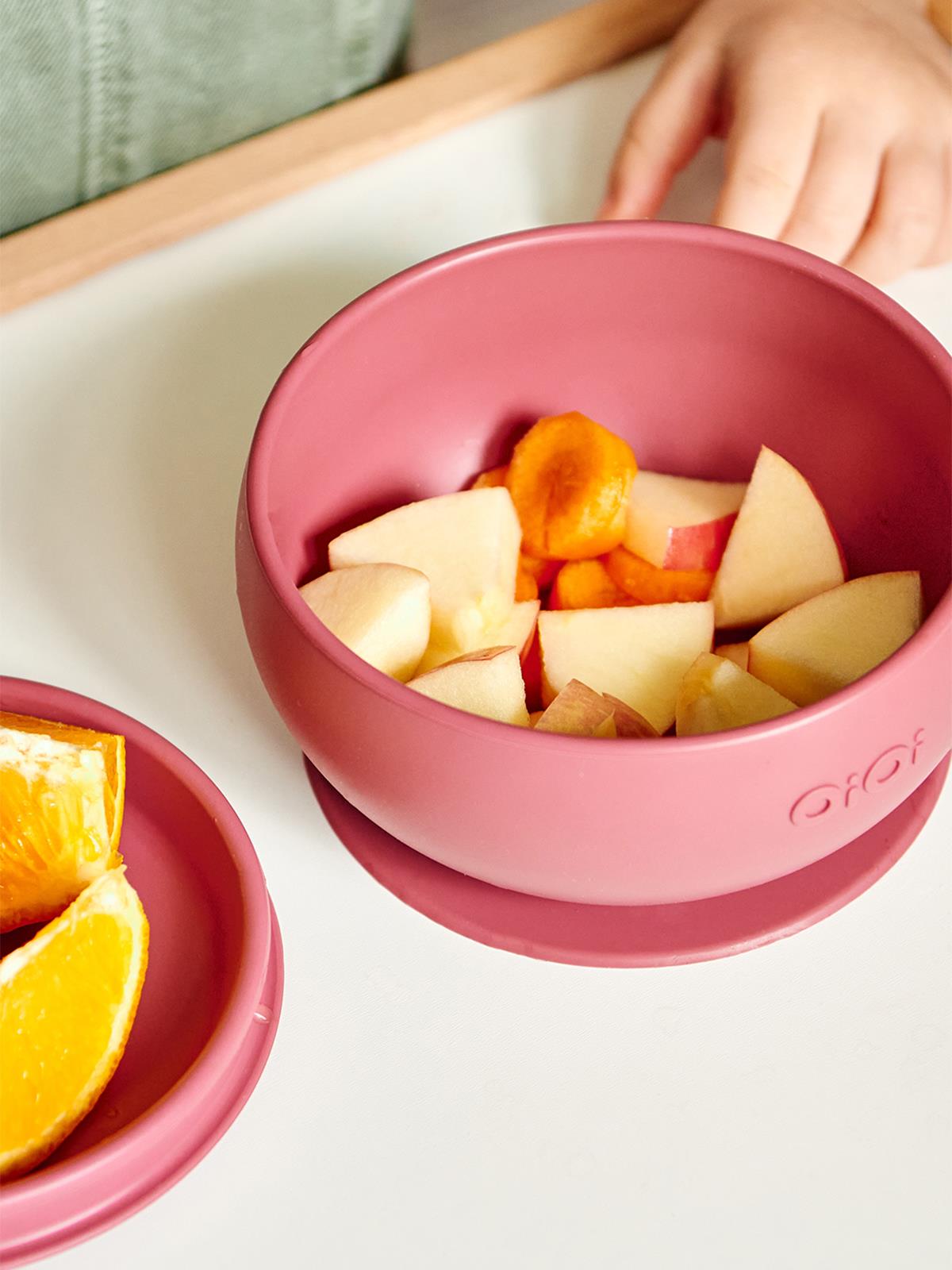 Minik-O OiOi Kapaklı Kase - Bordo