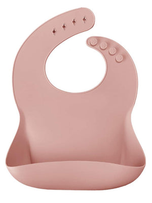 OiOi Basics Silikon Mama Önlüğü - Pembe