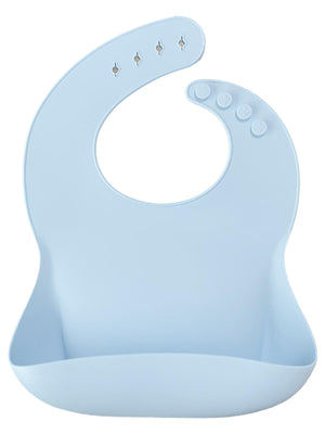 OiOi Basics Silikon Mama Önlüğü - Mavi