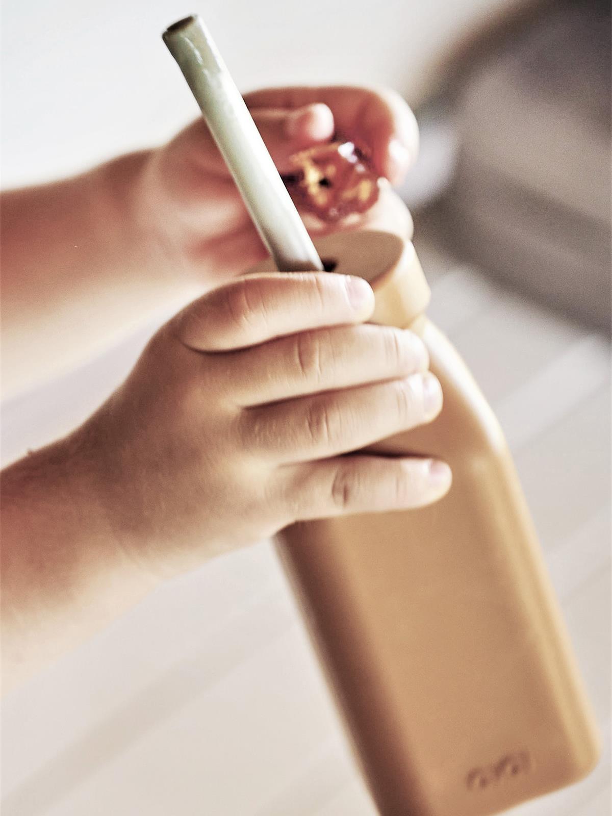 OiOi Şişe+ Pipet 6 Ay - Bej