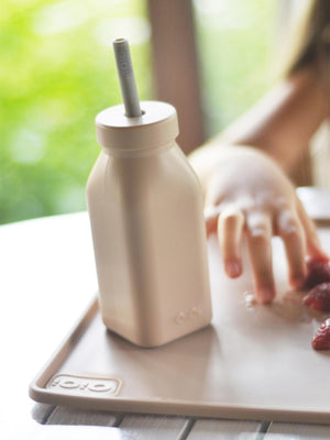 OiOi Şişe+ Pipet 6 Ay - Pembe