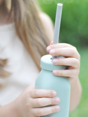 OiOi Şişe+ Pipet 6 Ay - Mavi