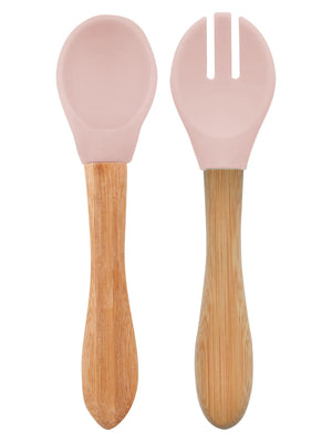 Minik-O OiOi Mama Kaşığı + Çatal - Pembe