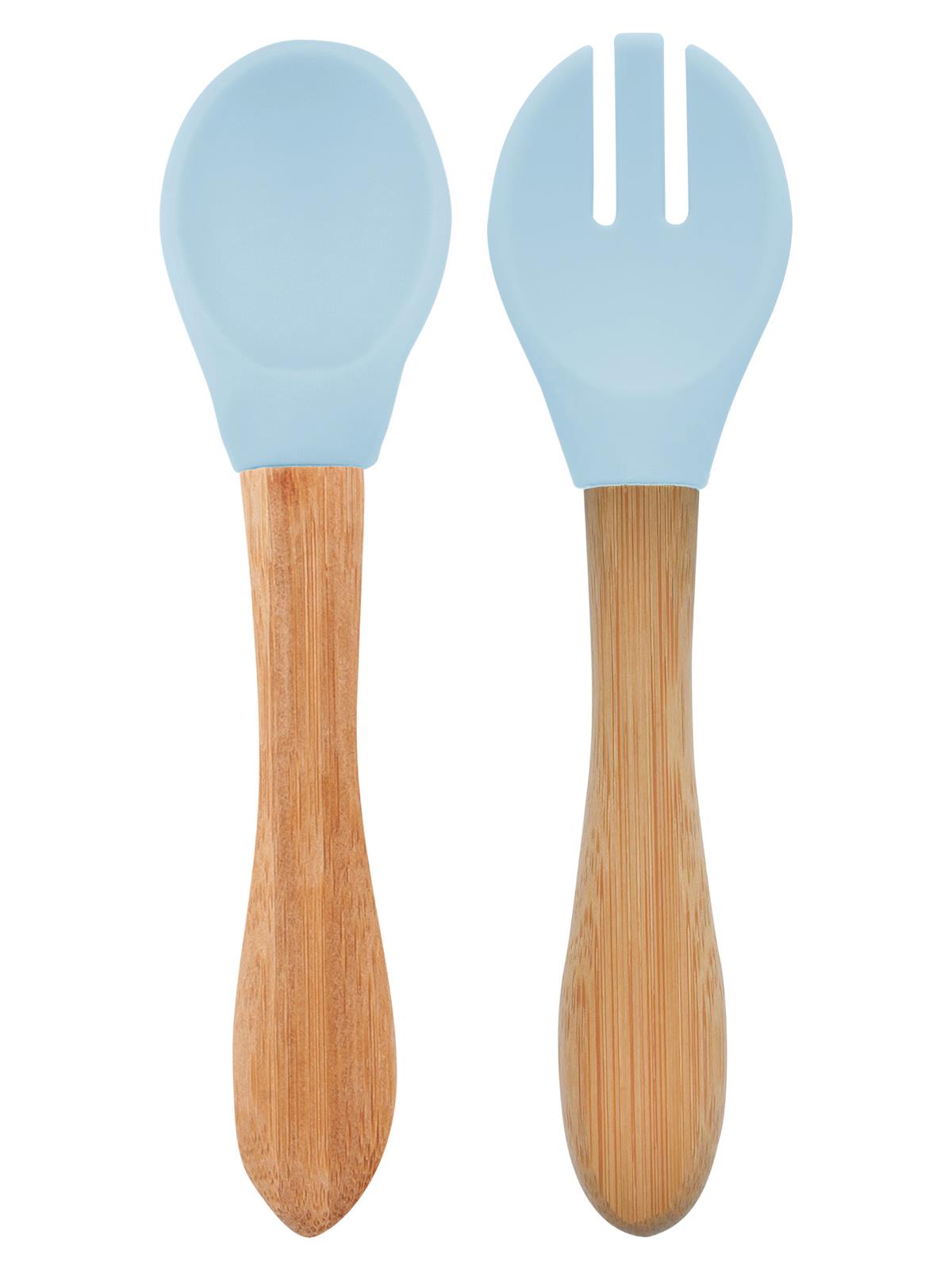 Minik-O OiOi Mama Kaşığı + Çatal - Mavi