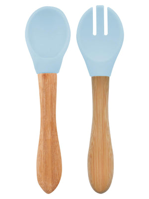Minik-O OiOi Mama Kaşığı + Çatal - Mavi