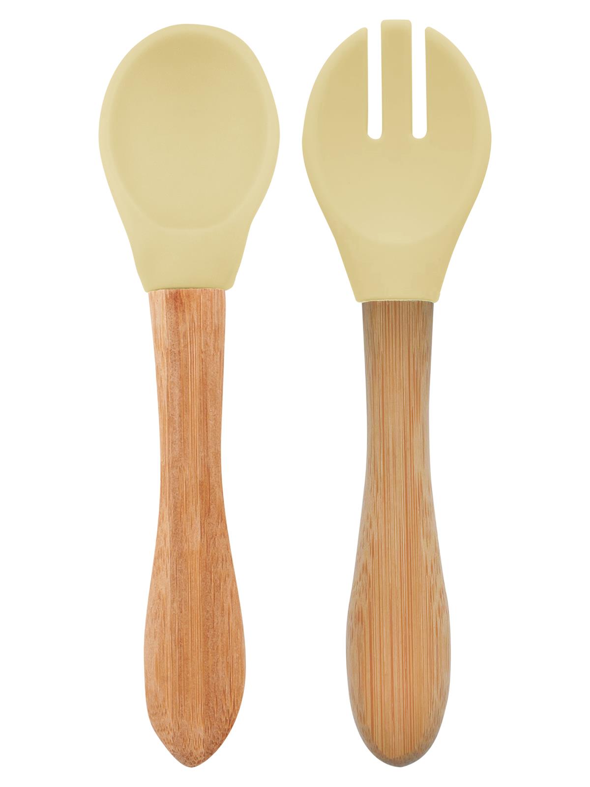 Minik-O OiOi Mama Kaşığı + Çatal - Sarı