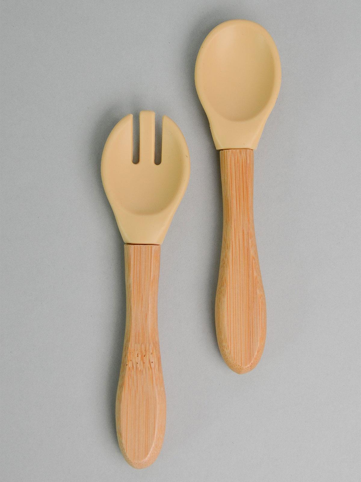 Minik-O OiOi Mama Kaşığı + Çatal - Sarı