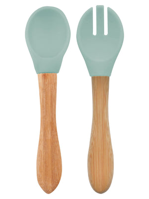 Minik-O OiOi Mama Kaşığı + Çatal - Yeşil