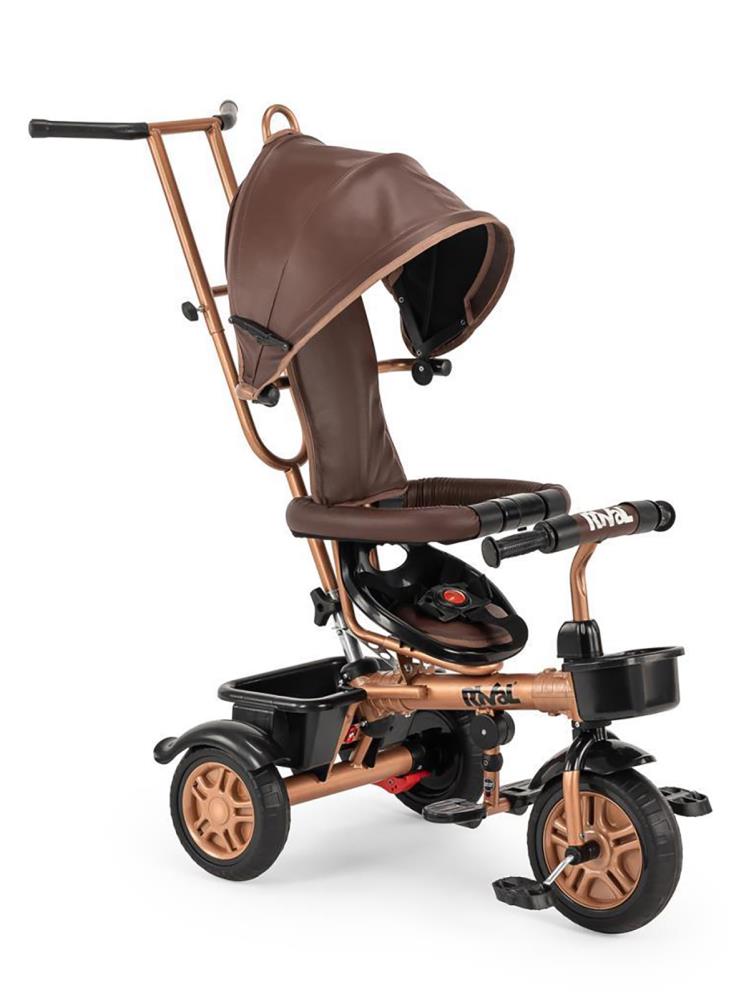 Rival Üç Teker Gold Hiperbike İtmeli Bisiklet - Kahverengi