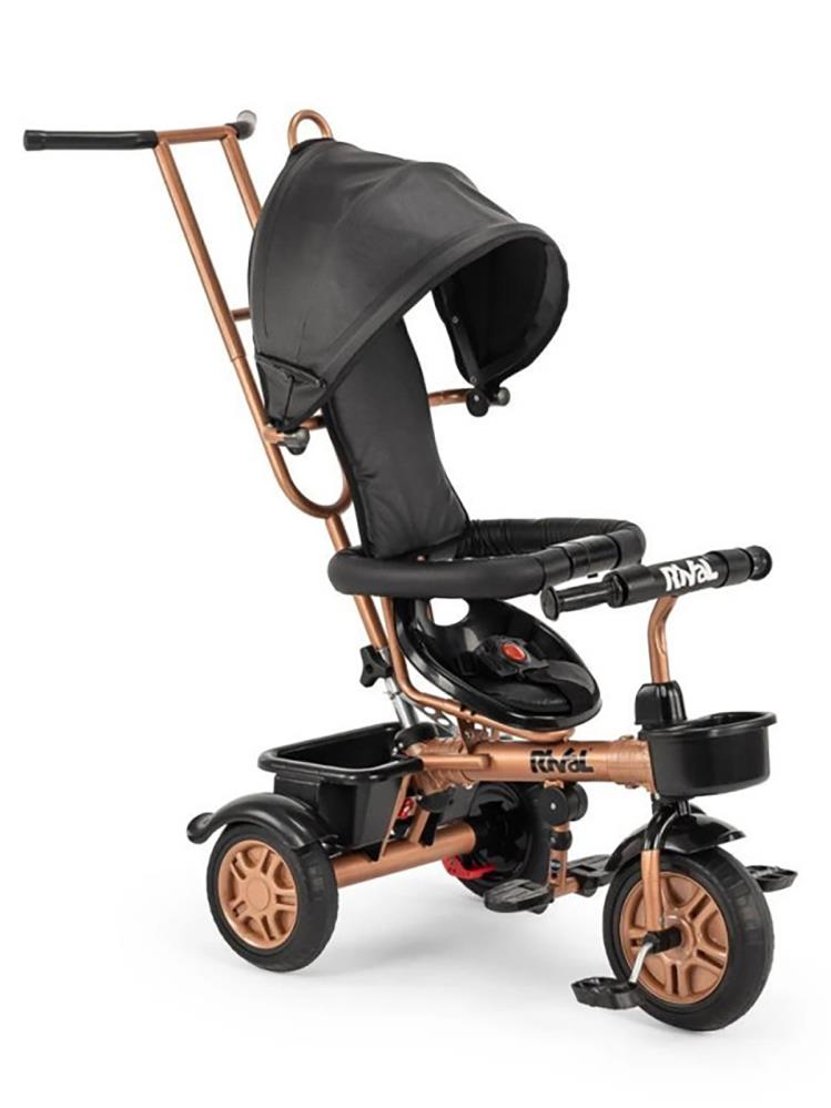 Rival Üç Teker Gold Hiperbike İtmeli Bisiklet - Siyah