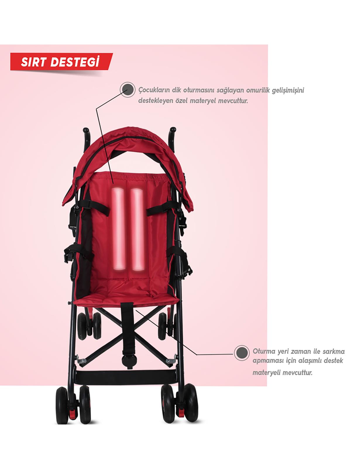 Rival Tokyo Baston Bebek Arabası - Siyah