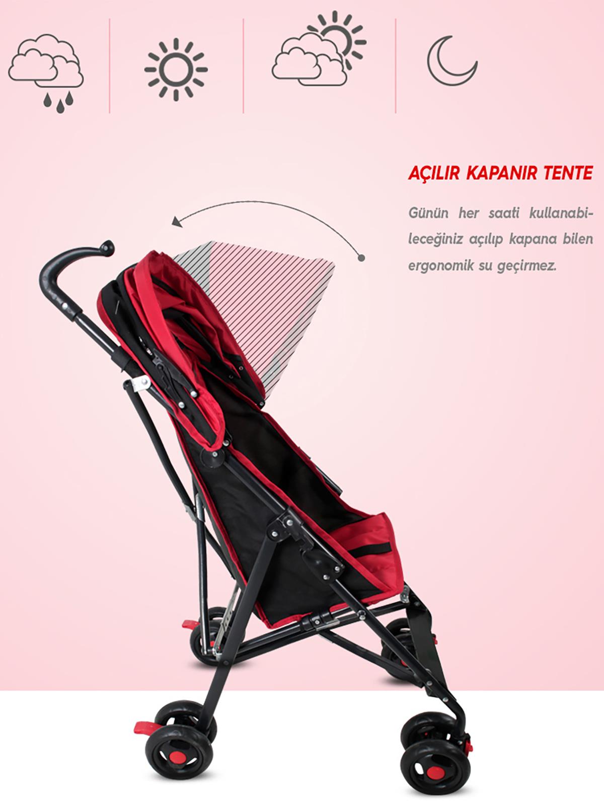 Rival Tokyo Baston Bebek Arabası - Siyah