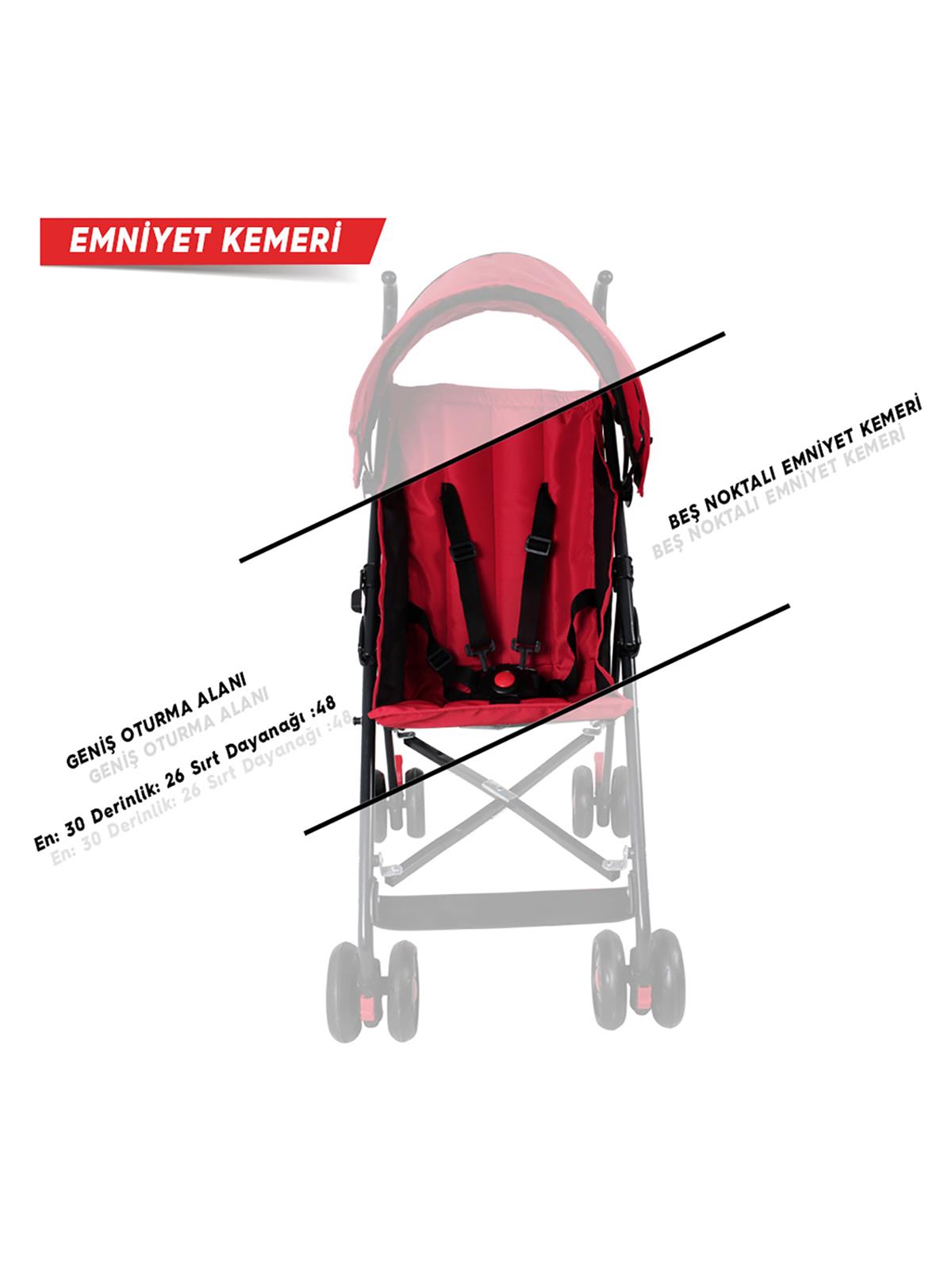 Rival Tokyo Baston Bebek Arabası - Siyah