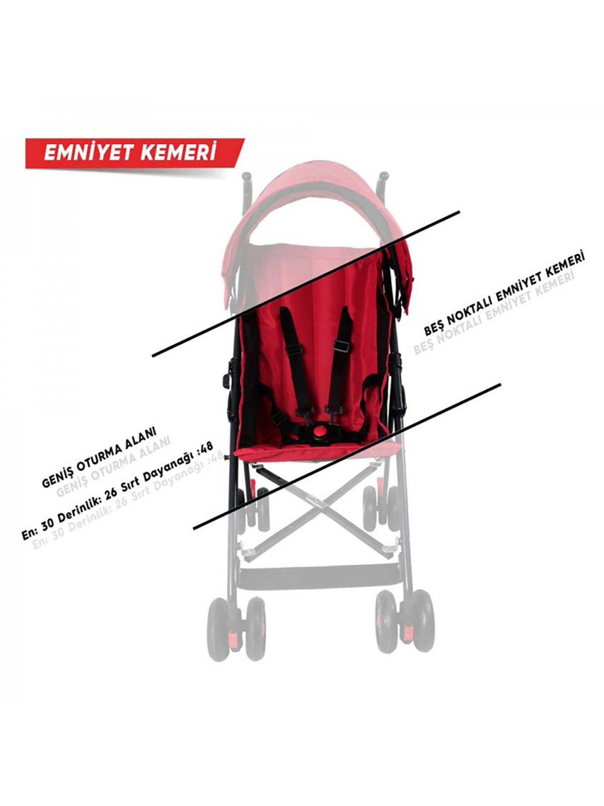 Rival Tokyo Baston Bebek Arabası - Siyah