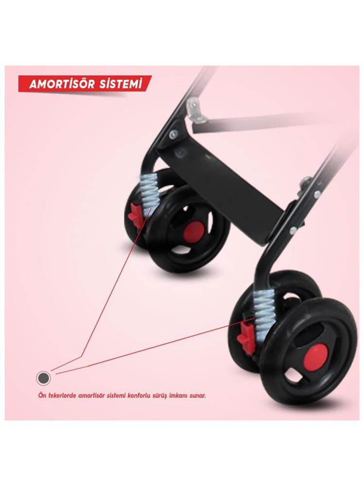 Rival Tokyo Baston Bebek Arabası - Siyah