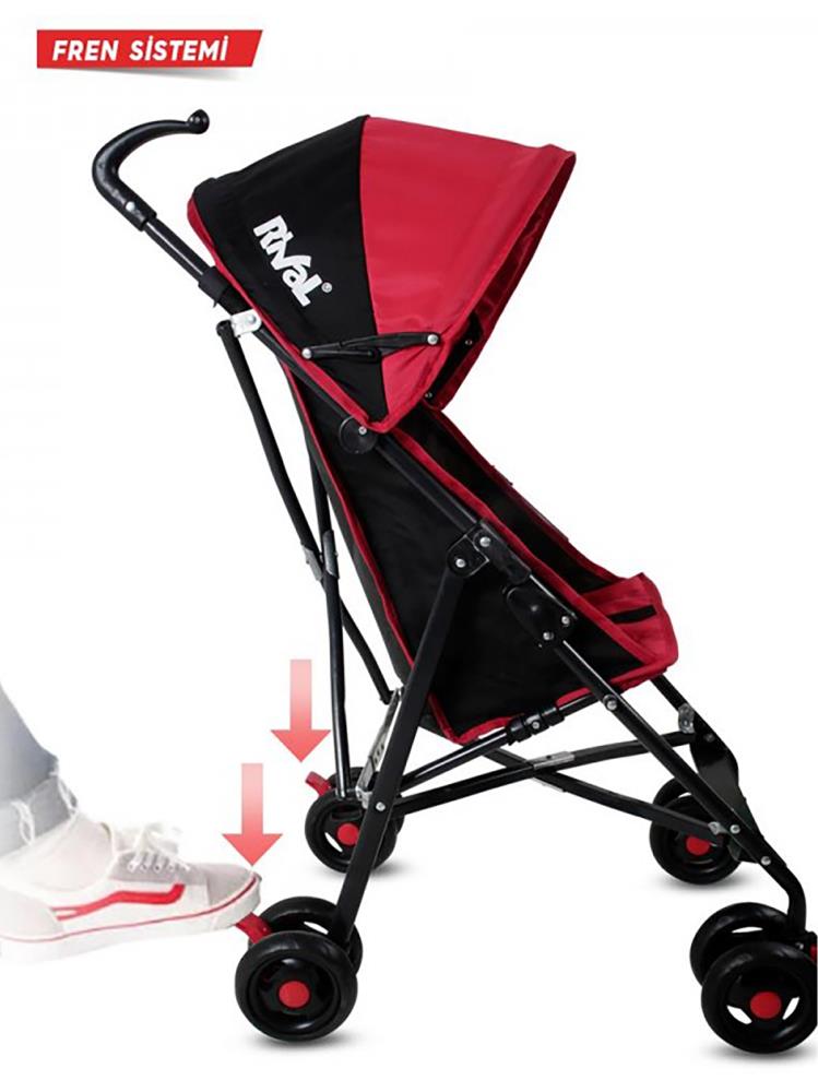 Rival Tokyo Baston Bebek Arabası - Siyah