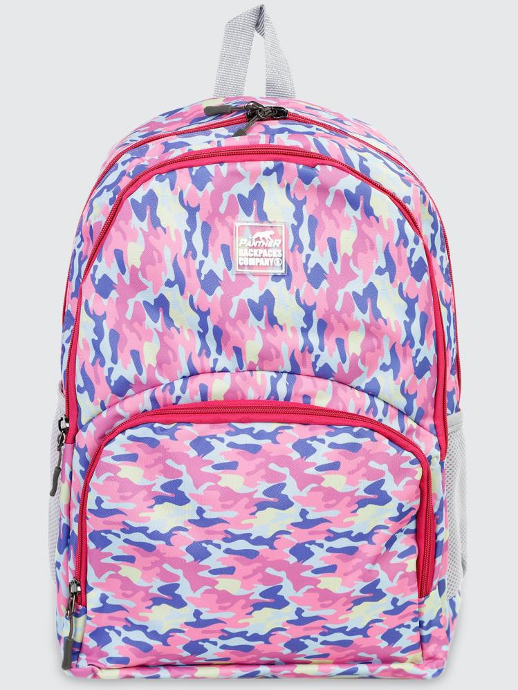 Panther Leopar Sırt Çantası - Pembe