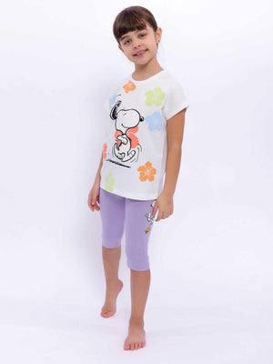 Roly Poly Snopy Kız Çocuk 9-14 Yaş Takım - Bej