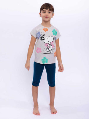 Roly Poly Snopy Kız Çocuk 9-14 Yaş Takım - Bej