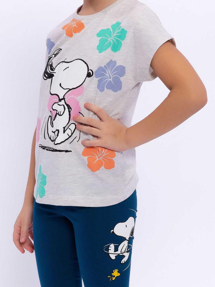 Roly Poly Snopy Kız Çocuk 9-14 Yaş Takım - Bej