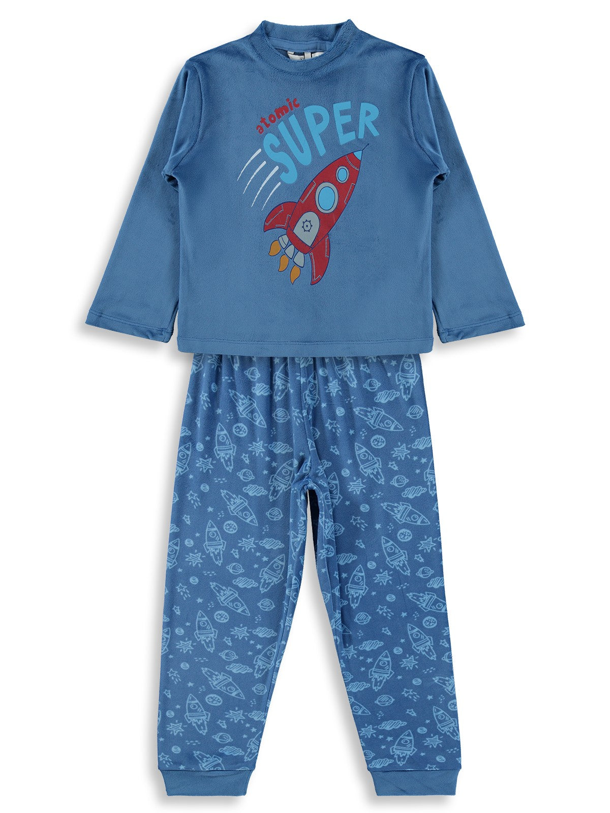 Supersoft 3-11 Yaş Pijama Takımı - Mavi