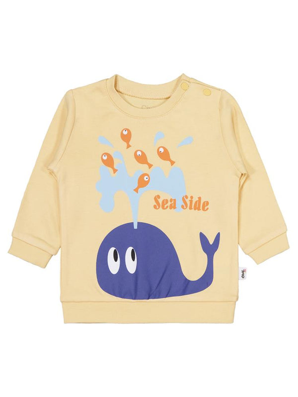 Civil Baby Bebek Bisiklet Yaka Takım 6-18 Ay - Sarı