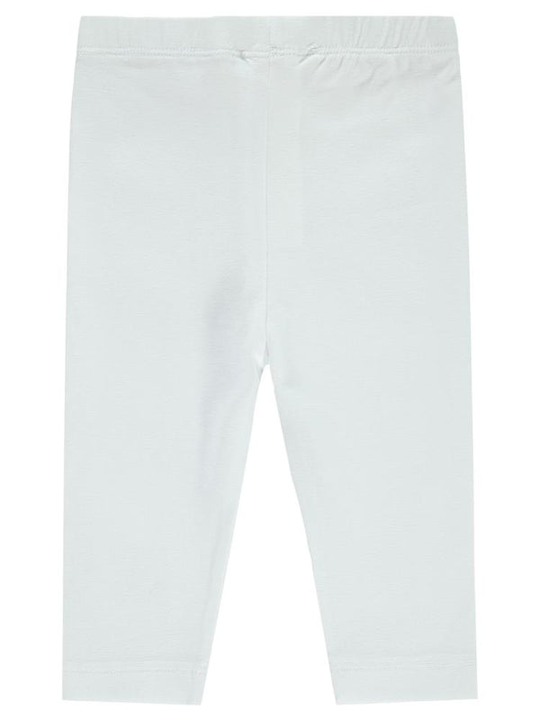 Civil Baby Düz Model Yan Dikişsiz 6-18 Ay Uzun Tayt - Beyaz