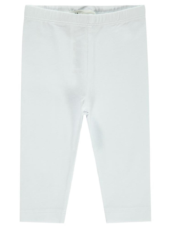 Civil Baby Düz Model Yan Dikişsiz 6-18 Ay Uzun Tayt - Beyaz