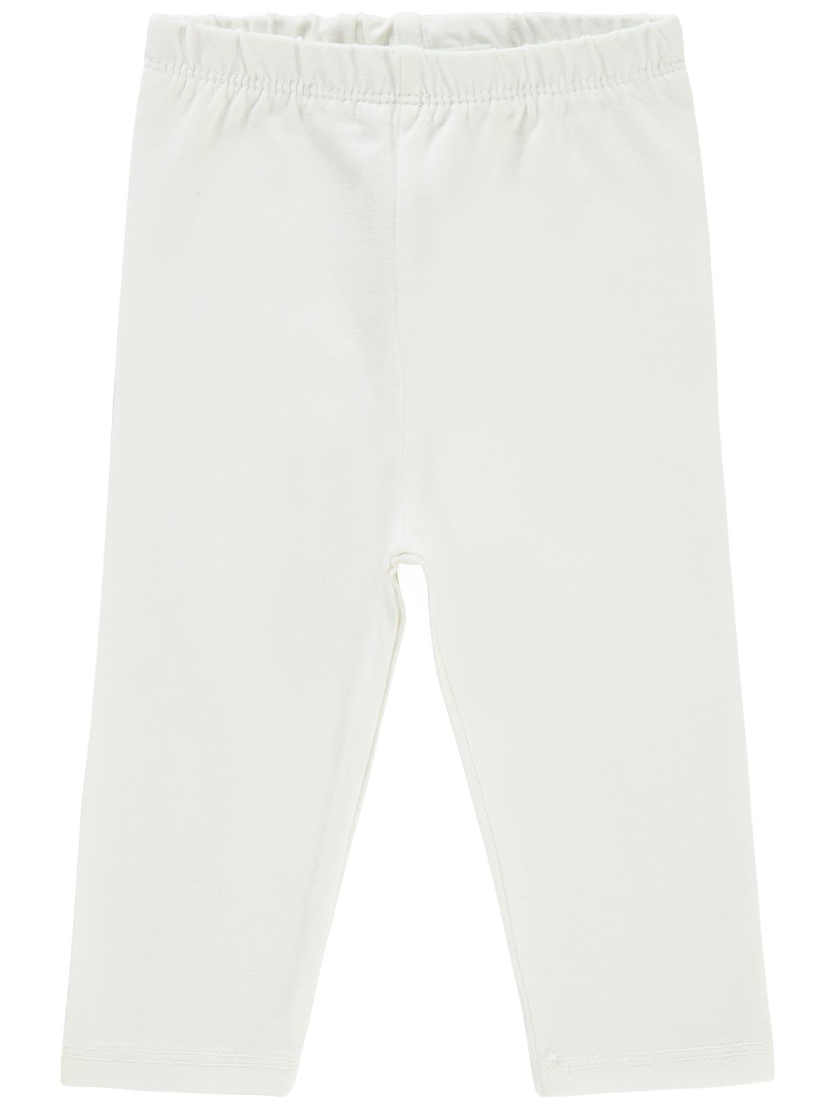 Civil Baby Düz Model Yan Dikişsiz 6-18 Ay Uzun Tayt - Ekru