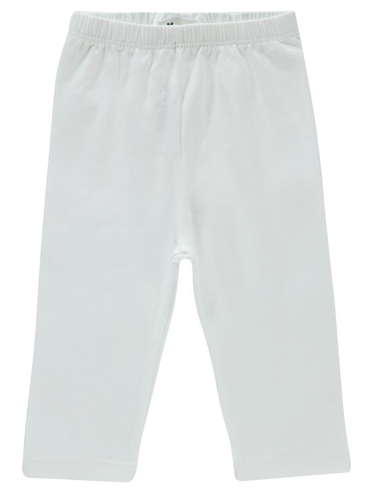 Civil Baby Düz Model Yan Dikişsiz 6-18 Ay Uzun Tayt - Ekru