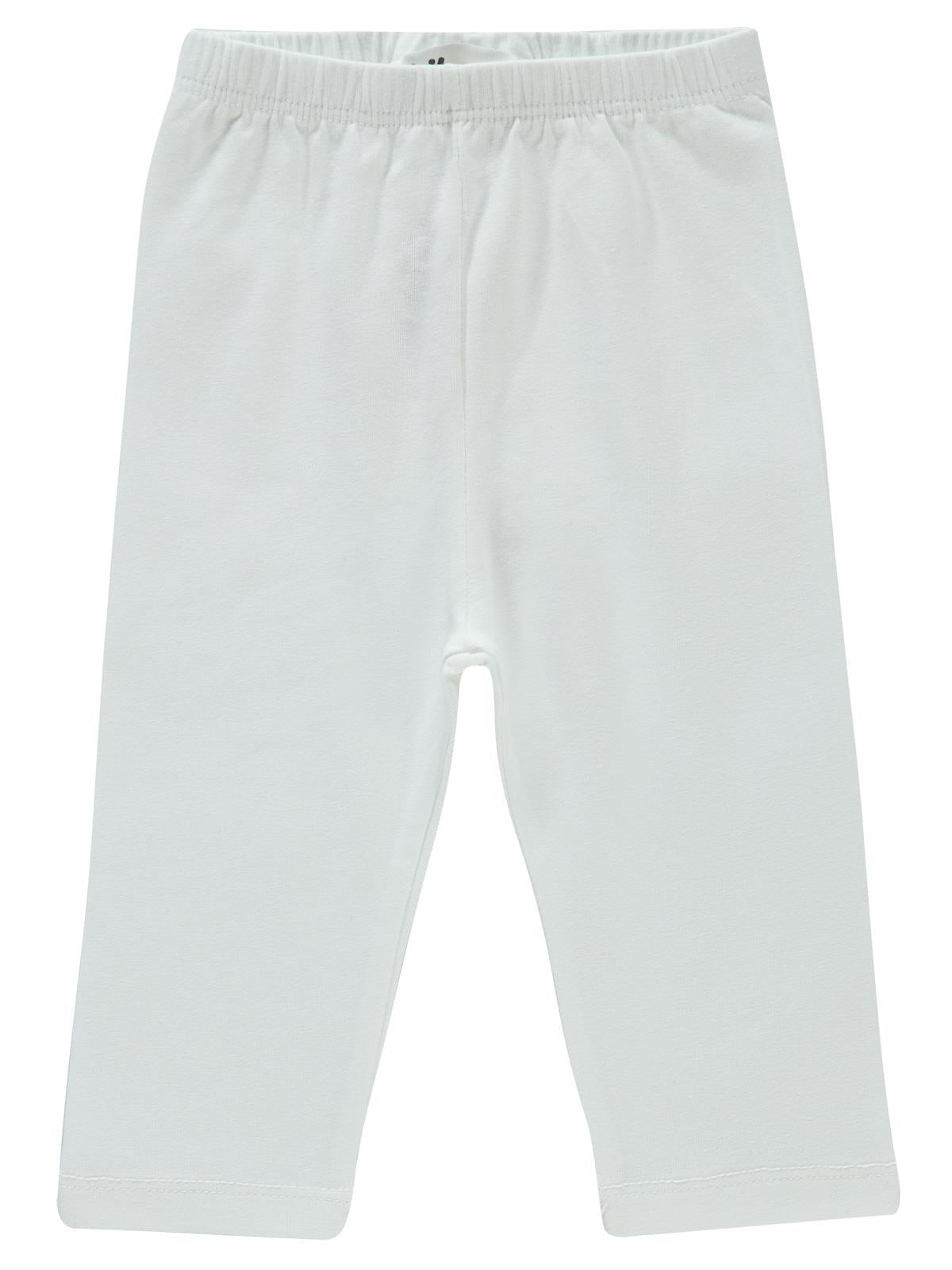 Civil Baby Düz Model Yan Dikişsiz 6-18 Ay Uzun Tayt - Ekru