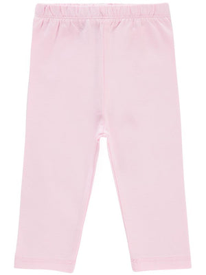 Civil Baby Düz Model Yan Dikişsiz 6-18 Ay Uzun Tayt - Pembe