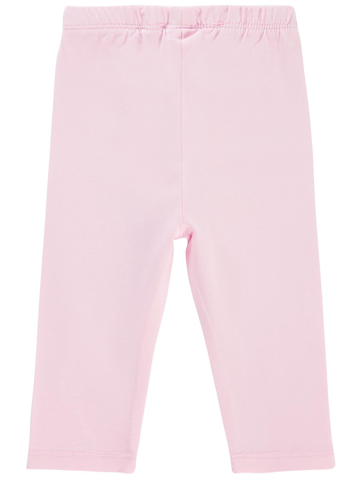 Civil Baby Düz Model Yan Dikişsiz 6-18 Ay Uzun Tayt - Pembe