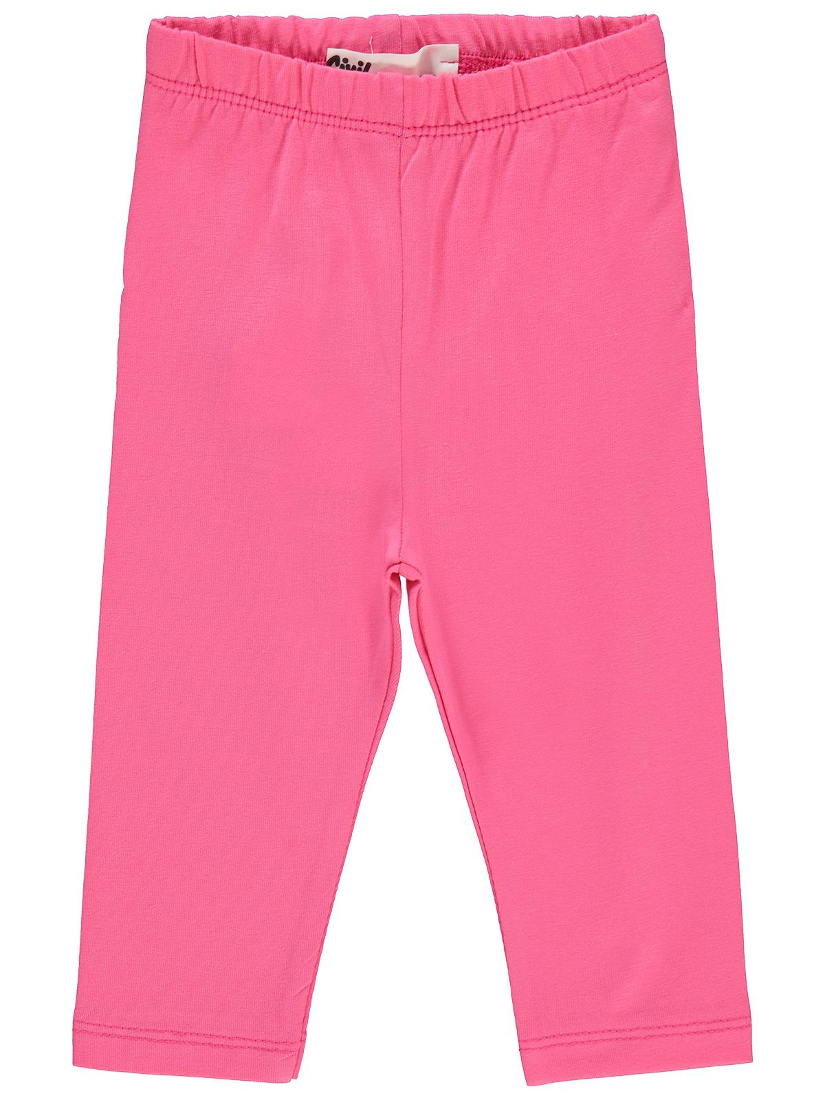 Civil Baby Düz Model Yan Dikişsiz 6-18 Ay Uzun Tayt - Pembe